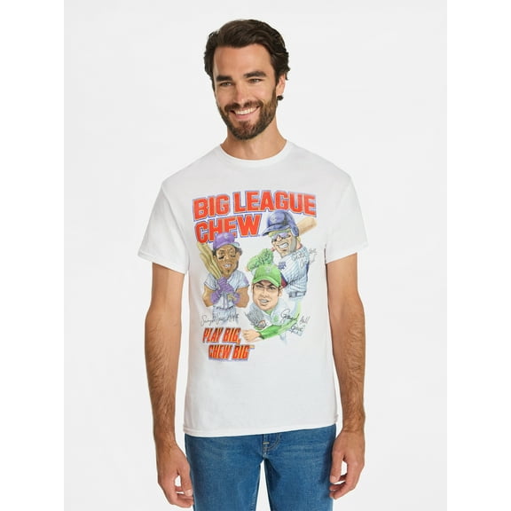 Big League Chew Men's & Big Men's Graphic Tee Shirt, Sizes S-3XL