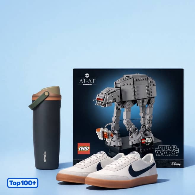 Top one hundred plus.&nbsp;Nike sneakers, Star Wars LEGO set&nbsp;and&nbsp;Owala&nbsp;water tumbler.